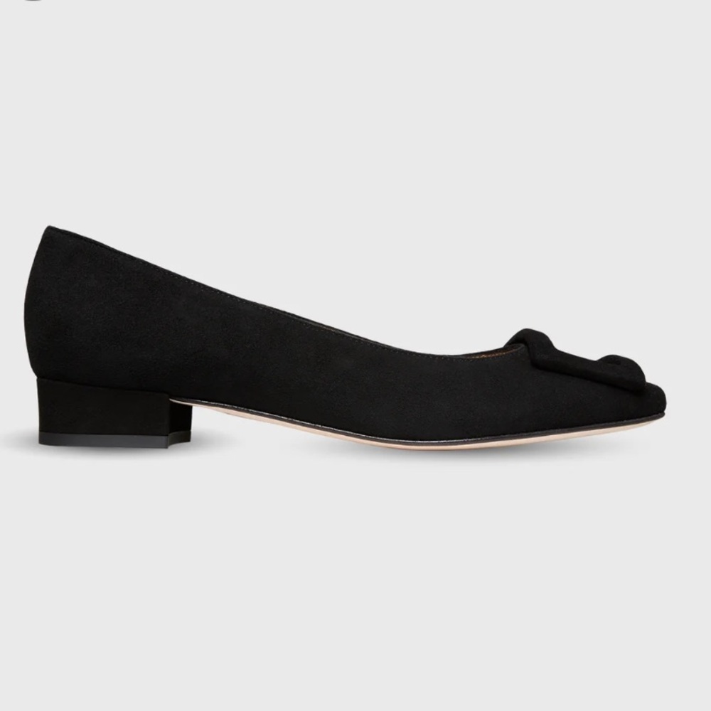 Ann Mashburn Buckle Shoe in Black Suede - Picture 14 of 15